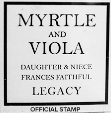 Myrtle and Viola Stamp | Legacy