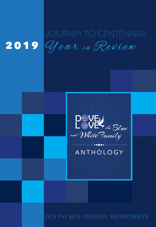 Blue and White Anthology Cover